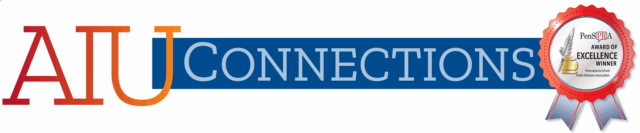 AIU Connections PenSPRA Header AIU Connections Magazine award of excellence badge