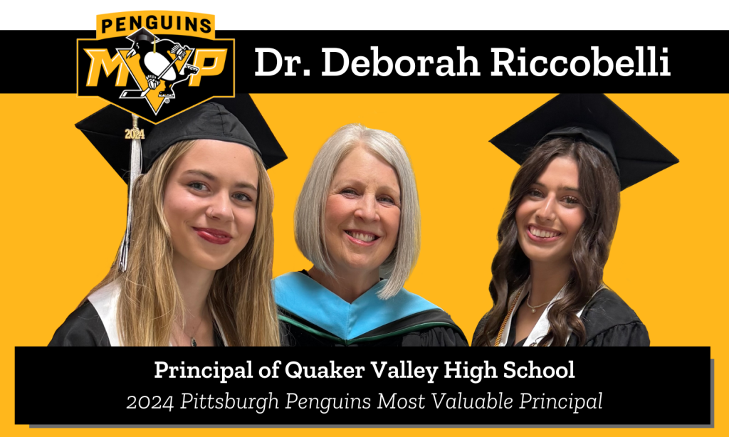 Penguins MVP 2024 Most Valuable Principal Honoree: Dr. Deborah Riccobelli, principal of Quaker Valley High School