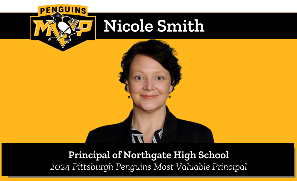 Penguins MVP 2024 Most Valuable Principal Honoree: Nicole Smith, principal of Northgate High School