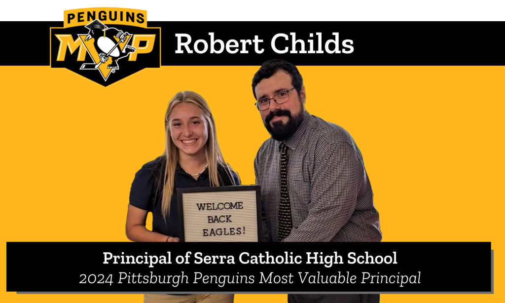 Penguins MVP 2024 Most Valuable Principal Honoree: Robert Childs, principal of Serra Catholic High School