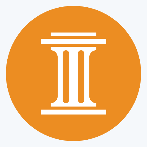 orange pillar icon