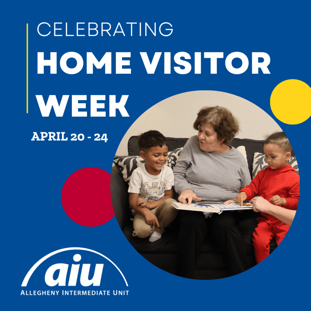 A graphic that says "Celebrating Home Visitor Week, April 20 to 24."